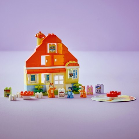 Klocki duplo bluey 10459 dom rodzinny blue z grą pamięciową