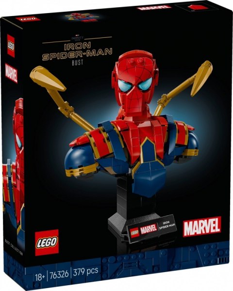 Klocki super heroes 76326 popiersie iron spider-mana
