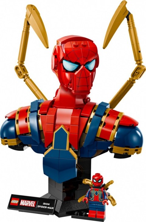 Klocki super heroes 76326 popiersie iron spider-mana