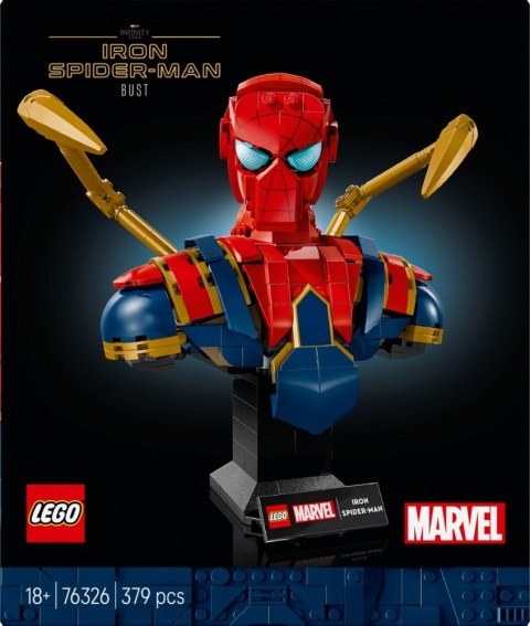 Klocki super heroes 76326 popiersie iron spider-mana