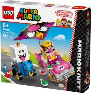 Klocki super mario 72038 mario kart - wario i king boo