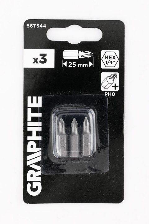 Bity PH0 x 25 mm, 3 szt.