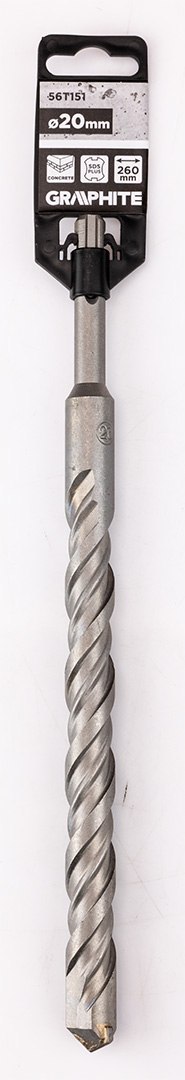 Wiertło do betonu SDS Plus z podwójną spiralą 20 x 260 mm