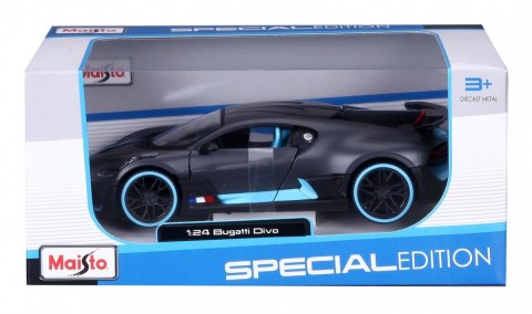 Bugatti divo 1/24 szaro-niebieski