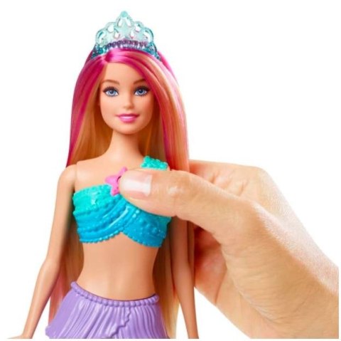 Lalka barbie malibu syrenka migoczące światełka