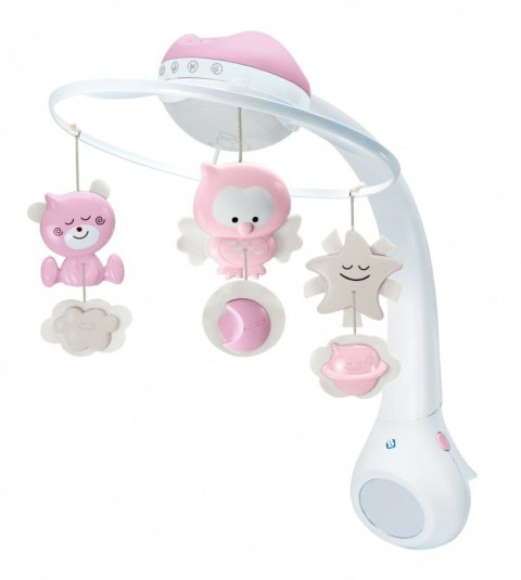 Muzyczna karuzelka infantino 3w1 różowa