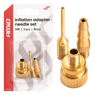 Zestaw adapterów do pompowania m8 amio-04502