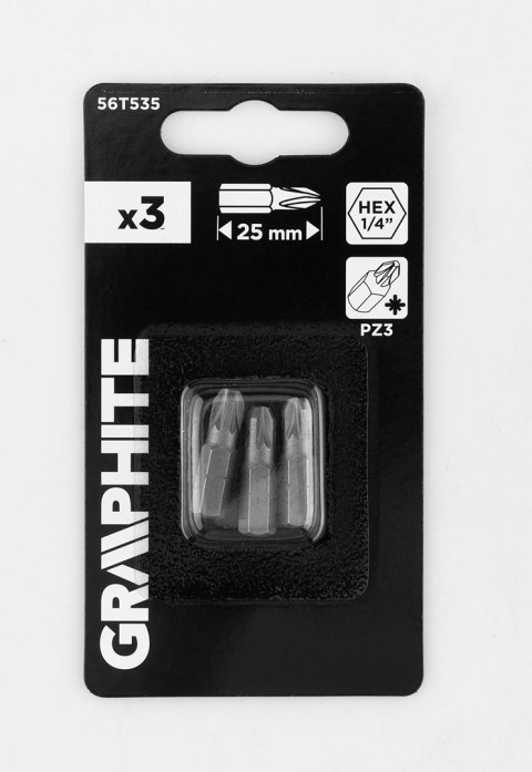 Bity PZ3 x 25 mm, 3 szt.