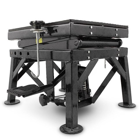 Podnośnik hydrauliczy nożycowy czarny