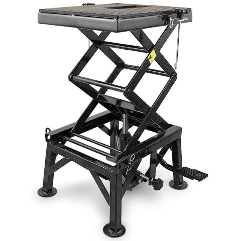 Podnośnik hydrauliczy nożycowy czarny