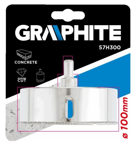 Wiertło diamentowe do gresu 100 mm