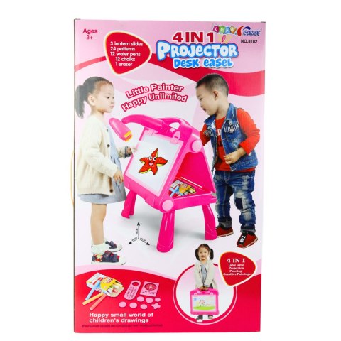 Tablica Sztaluga Projektor Stolik Do Malowania Rysowania 4w1 49 cm