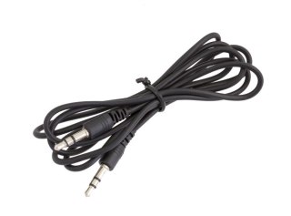 AK293A Kabel audio jack 3,5mm 1m czarny