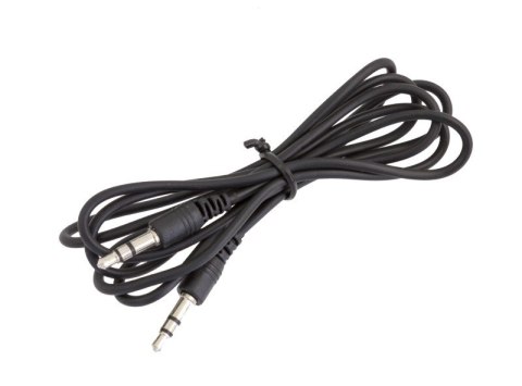 AK293A Kabel audio jack 3,5mm 1m czarny