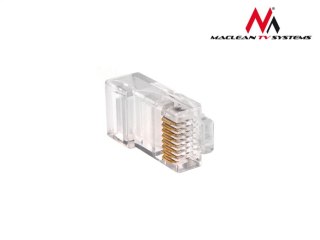 MCTV-663 Wtyk RJ45 8P8C 5e linka Maclean 100 sztuk