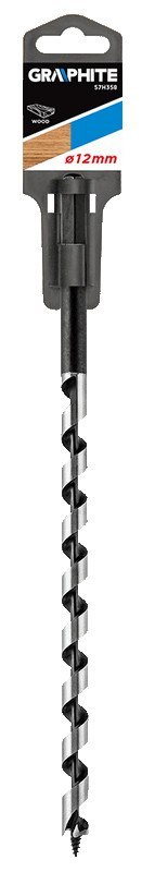 Wiertło do drewna spiralne, 12 x 250 mm