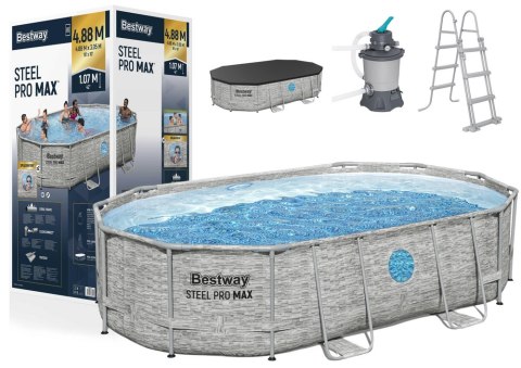 Basen Stelażowy 427 x 250 x 100 cm Bestway 56946