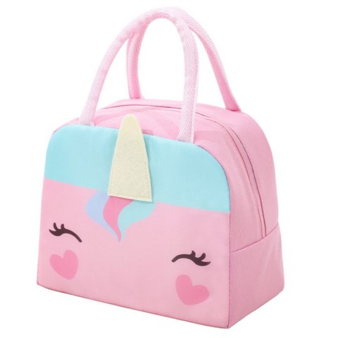 Torba Termiczna Izolacyjna Śniadaniowa Lunch Bag Jednorożec 23cm