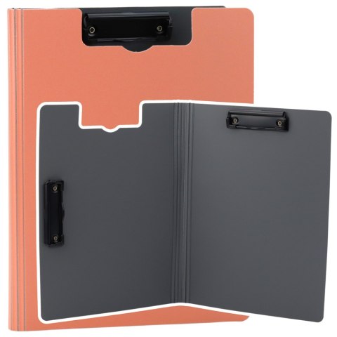 Podkładka Deska Z Okładką Dwa Klipy A4 Plastikowa Różowa