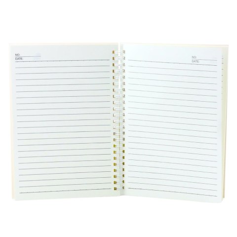 Zeszyt Notatnik W Linie Kot Jednorożec Różowe Wzory Biały A5 60 Kartek