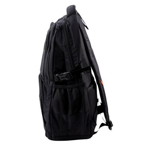 Plecak Miejski Funkcjonalny 9 Kieszeni Czarny 35L 48cm