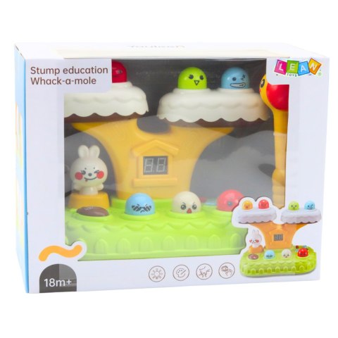 Gra Zręcznościowa Whack-A-Mole Dla Malucha 20 Melodii 7 Poziomów Prędkości