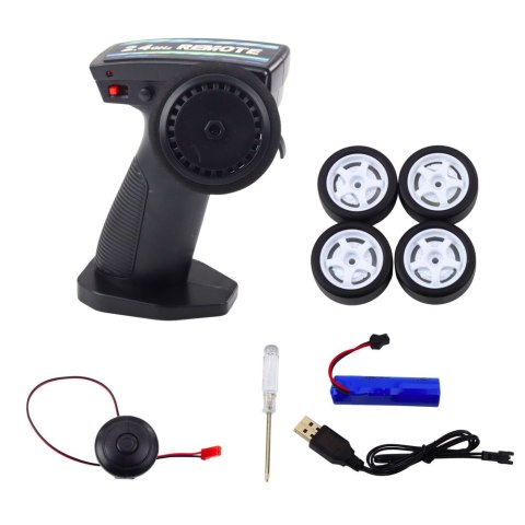 Auto Sportowe Zdalnie Sterowane RC Podświetlana Karoseria Drift Zielone