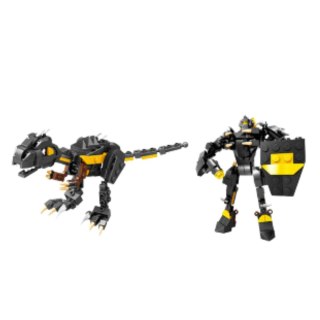 Klocki Konstrukcyjne Dinozaur Robot 2w1 57-70 el. Mix