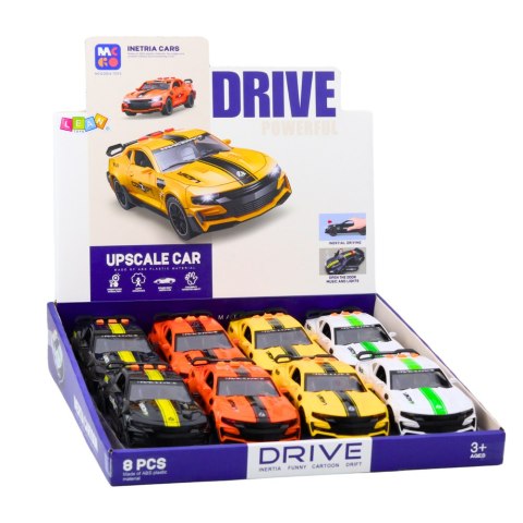 Samochód Sportowy Lazer Otwierane Drzwi Napęd Światła Dźwięki Mix