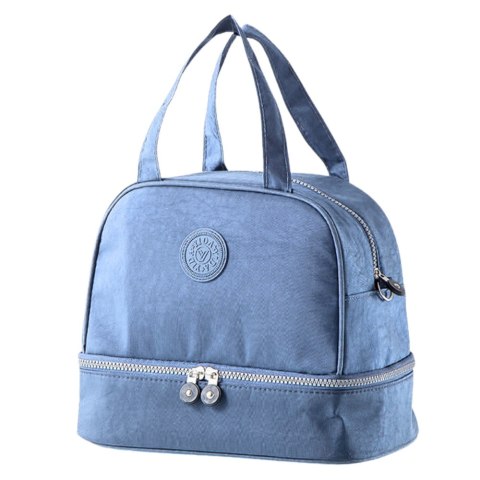 Torba Termiczna Izolacyjna Śniadaniowa Pas z Regulacją Niebieska 27cm