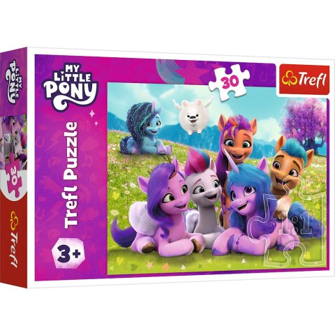 Puzzle - 30 - Przyjacielskie Koniki Pony - My Little Pony - Trefl 18299