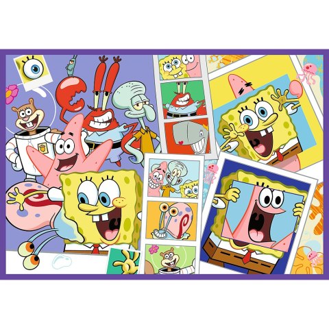 Puzzle - 4x250 - Szalony świat Sponge Boba - Trefl 13342