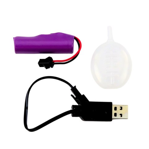 Samochód Terenowy Policyjny Zdalnie Sterowany RC Światła Efekt Dymny 1:16