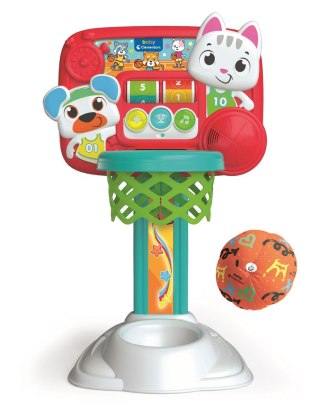 Interaktywna Koszykówka Kotek Miś Dźwięk Piłka Język Polski Clementoni 50384