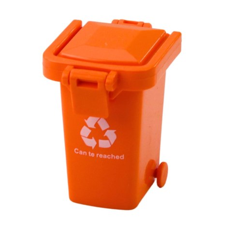 Ciężarówka Śmieciarka Miejska Światła Dźwięki Pomarańczowa