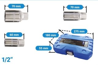 Wykrętaki do śrub szpilek 11el.