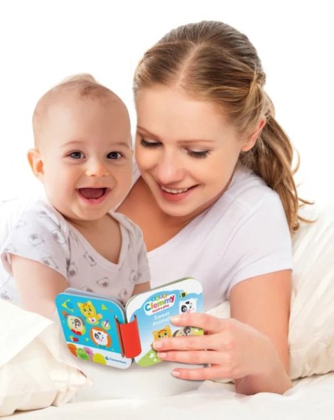 Clemmy Słodkie Zwierzaki Kotek Piesek Krówka Klocki Książeczka Clementoni 17849