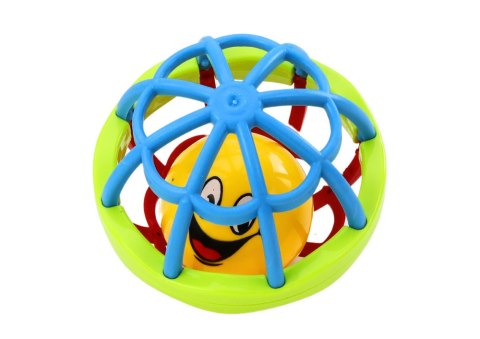 Piłeczka Sensoryczna Grzechotka Gumowa Elastyczna Kolorowa