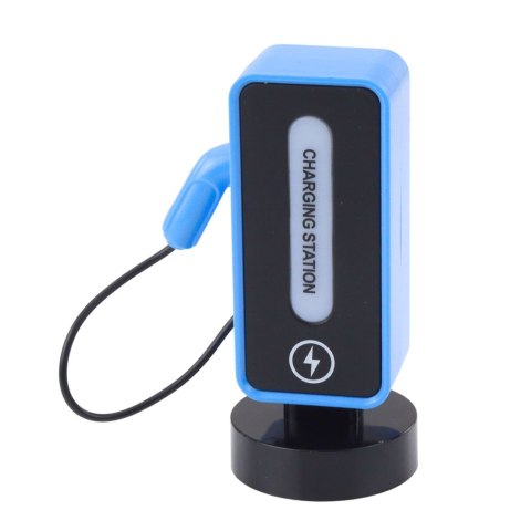 Samochód Sportowy Elektryczny Zdalnie Sterowany Stacja Ładująca Niebieski