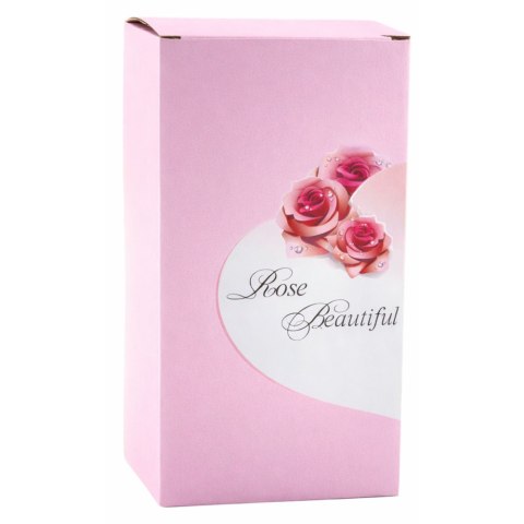 Wieczna Róża W Kopule Kryształowa Kolorowa Oświetlenie LED 21x11cm