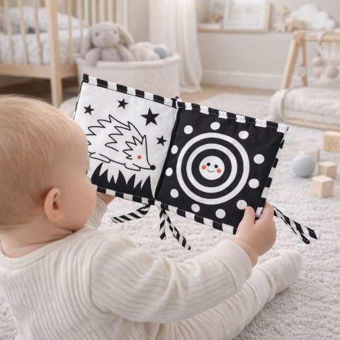 Rozkładana Książeczka Mata 2w1 Edukacyjna Kontrastowa Dwustronna