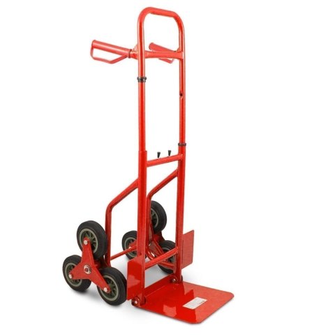 Wózek schodowy transportowy 200 kg czerwony