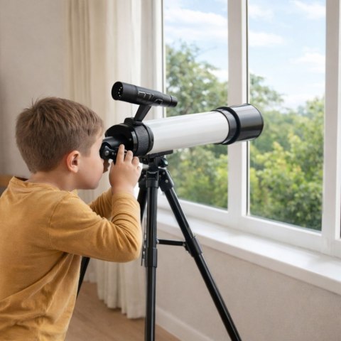 Teleskop Astronomiczny Luneta Dla Dzieci Uchwyt Na Telefon Okulary 30x 60x