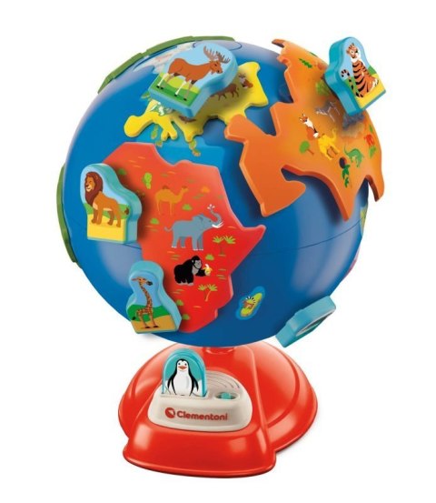 Interaktywny Globus Przedszkolaka Uczę się Bawiąc Język Polski Clementoni 50757