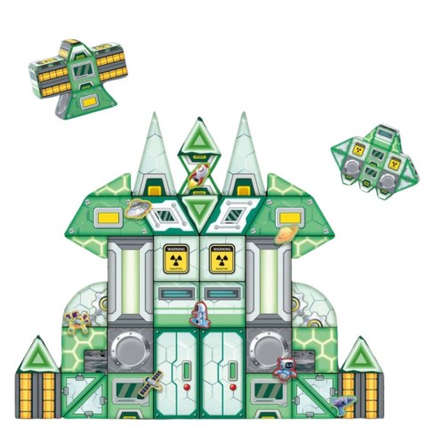 Klocki Magnetyczne Kosmos Stacja Kosmiczna 4D 66el