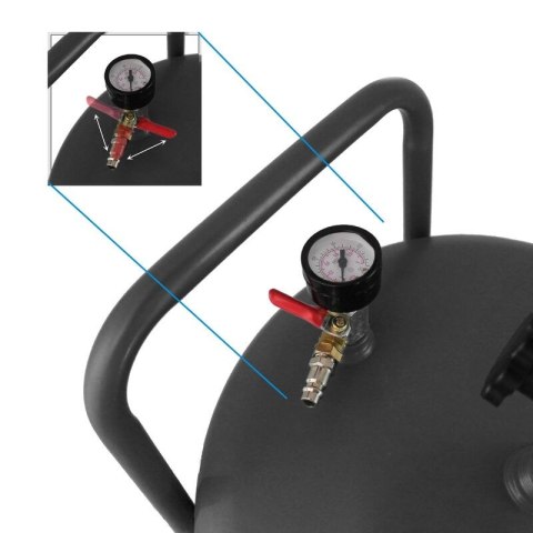 Mobilna Zlewarka do Oleju 80L Czarna