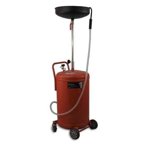 Mobilna Zlewarka do Oleju 80L Czerwona