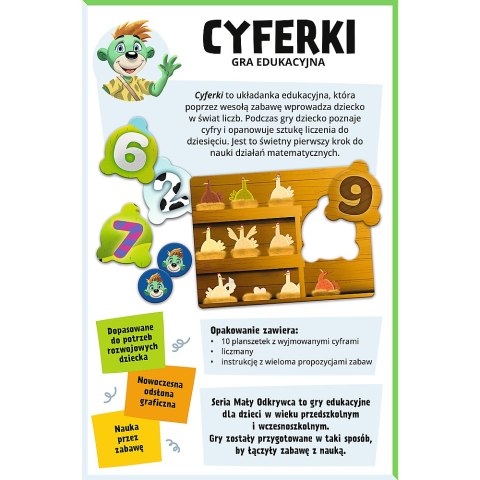 Gra dla dzieci Cyferki Mały Odkrywca Trefl 02810