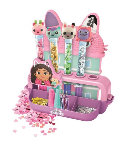 Idea Art Zestaw Fabryka Długopisów Gabby Koci Domek Gabi 5 Długopisów Clementoni 18214