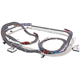 Ogromny Tor Wyścigowy Kolejka Elektryczna 2w1 Wyścigi 20 km/h